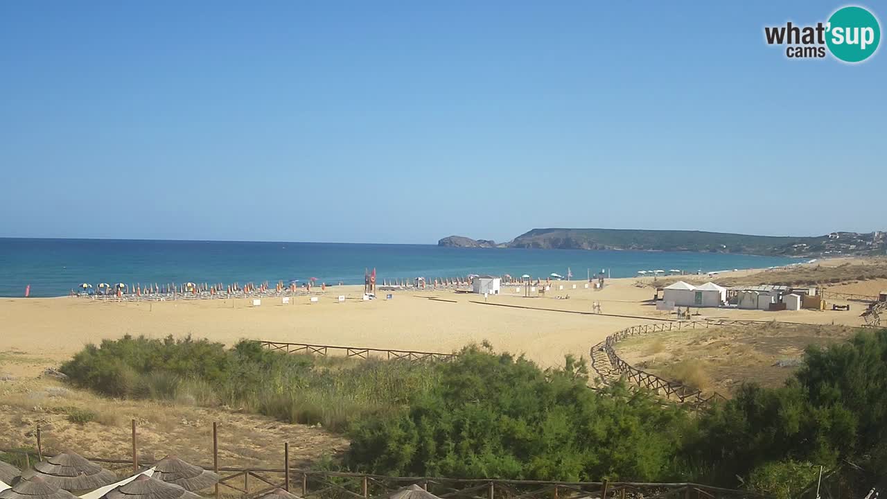 Webcam Torre dei Corsari – Live Beach View from Punta Usai