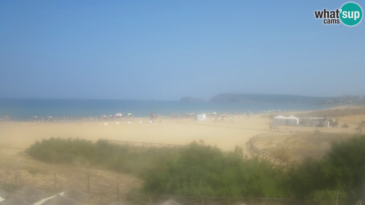 Webcam Torre dei Corsari – Vue en direct sur la plage depuis Punta Usai