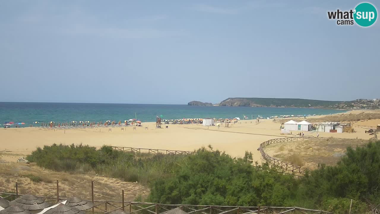 Webcam Torre dei Corsari – Vista live sulla spiaggia da Punta Usai