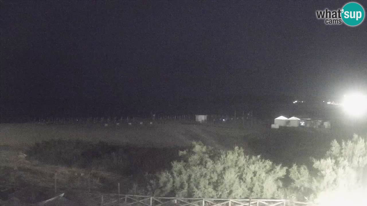 Webcam Torre dei Corsari – Vista live sulla spiaggia da Punta Usai