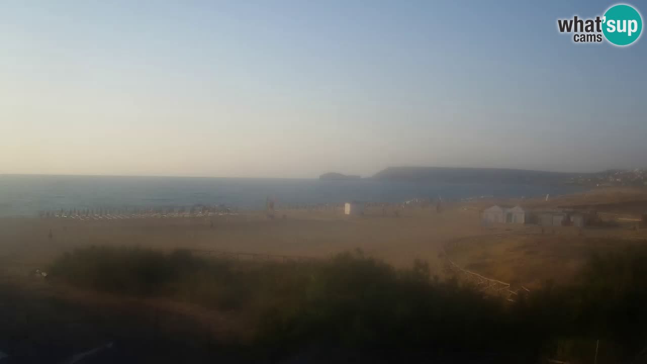 Cámara web Torre dei Corsari – Vista en directo de la playa desde Punta Usai