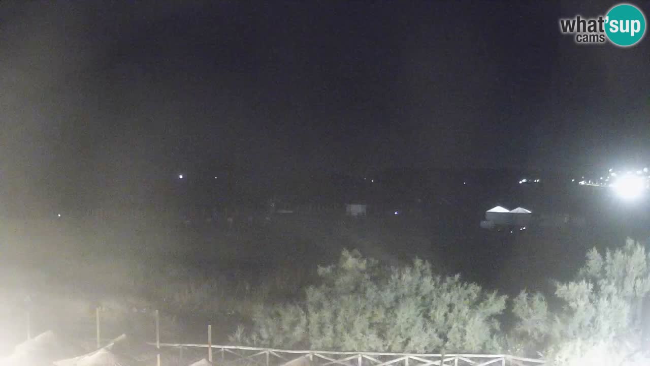 Cámara web Torre dei Corsari – Vista en directo de la playa desde Punta Usai