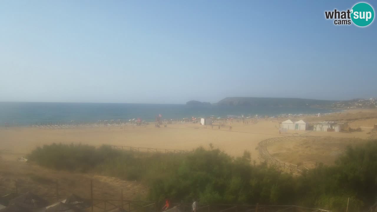 Webcam Torre dei Corsari – Vista live sulla spiaggia da Punta Usai