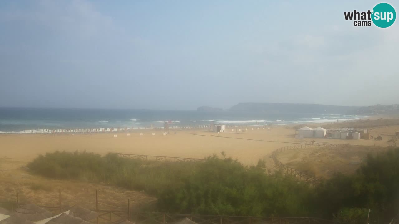 Cámara web Torre dei Corsari – Vista en directo de la playa desde Punta Usai