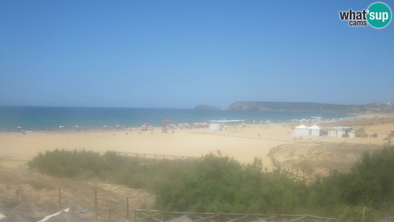 Webcam Torre dei Corsari – Vista live sulla spiaggia da Punta Usai
