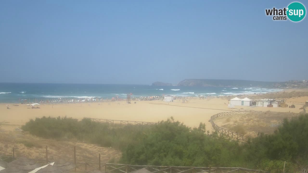 Webcam Torre dei Corsari – Vue en direct sur la plage depuis Punta Usai