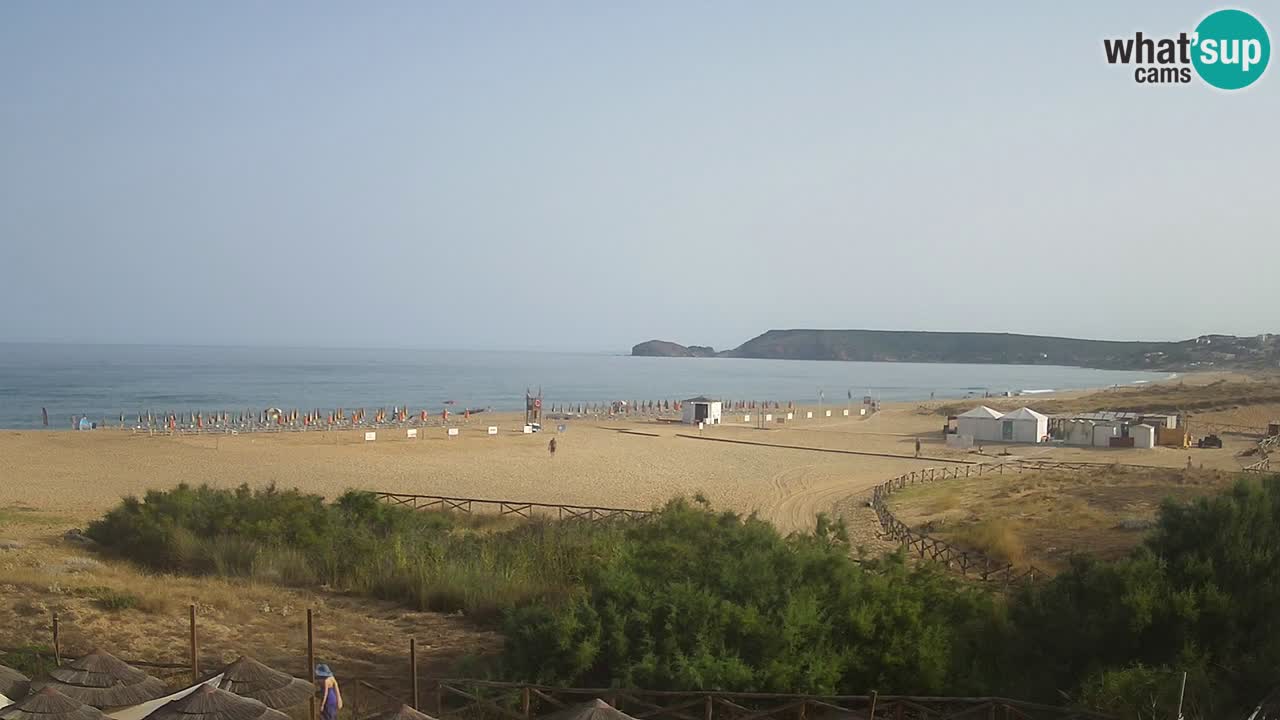 Webcam Torre dei Corsari – Vista live sulla spiaggia da Punta Usai