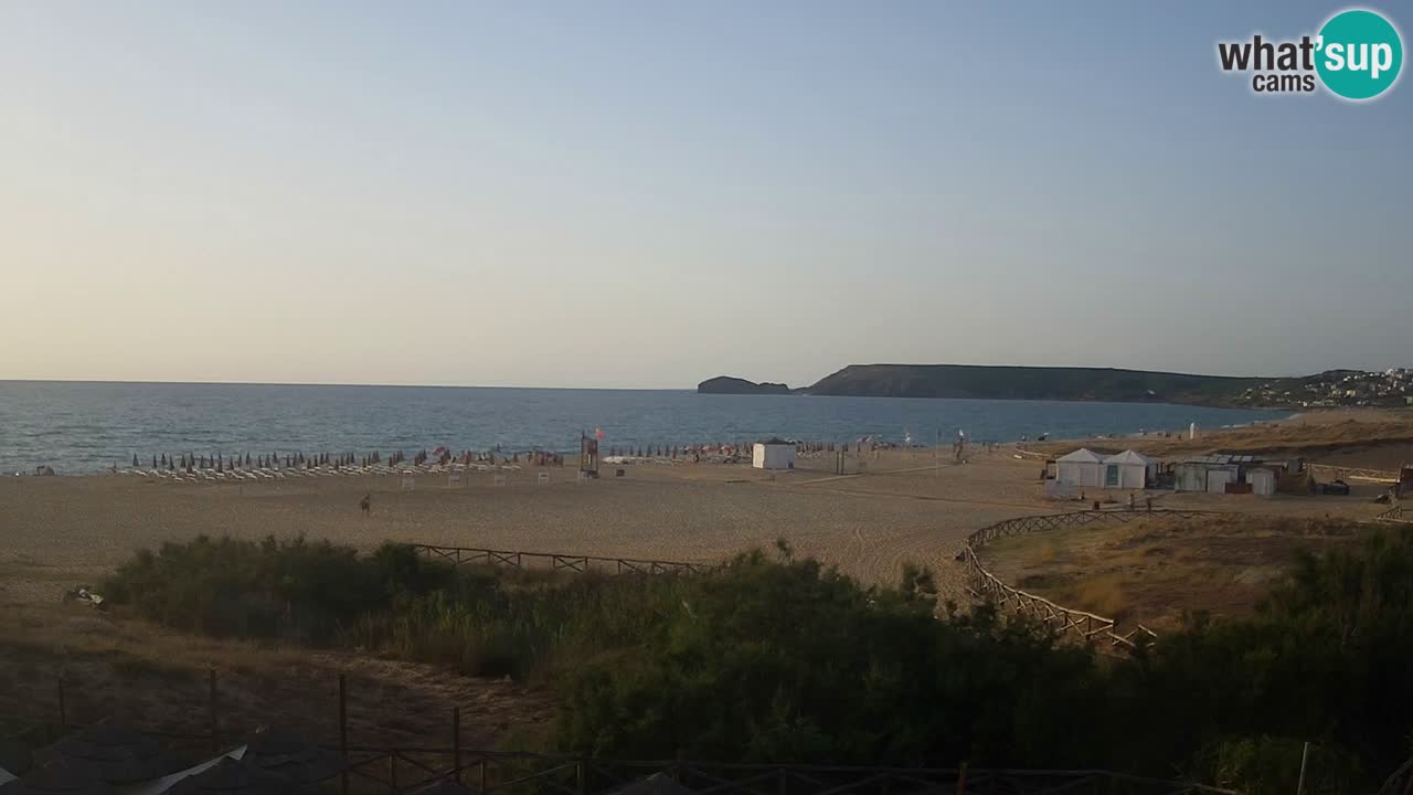 Webcam Torre dei Corsari – Vista live sulla spiaggia da Punta Usai