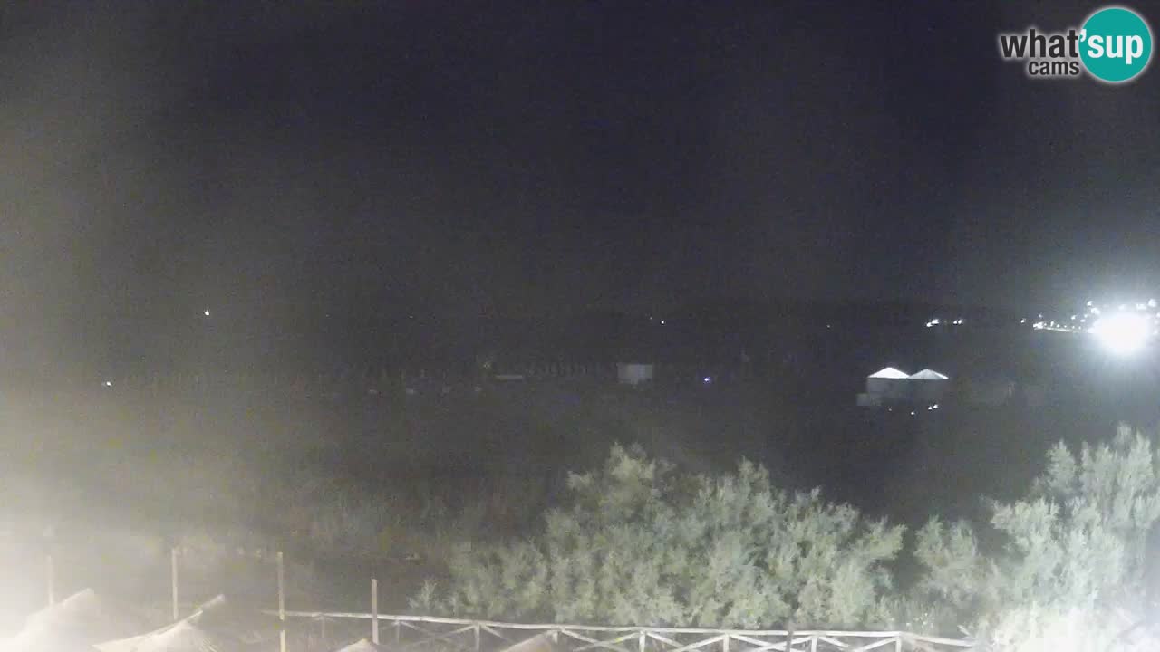 Webcam Torre dei Corsari – Vista live sulla spiaggia da Punta Usai