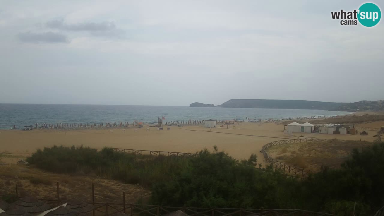 Cámara web Torre dei Corsari – Vista en directo de la playa desde Punta Usai