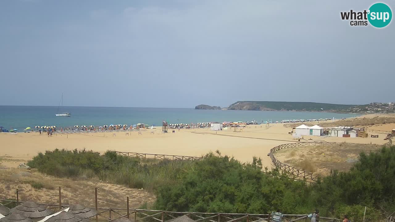 Cámara web Torre dei Corsari – Vista en directo de la playa desde Punta Usai