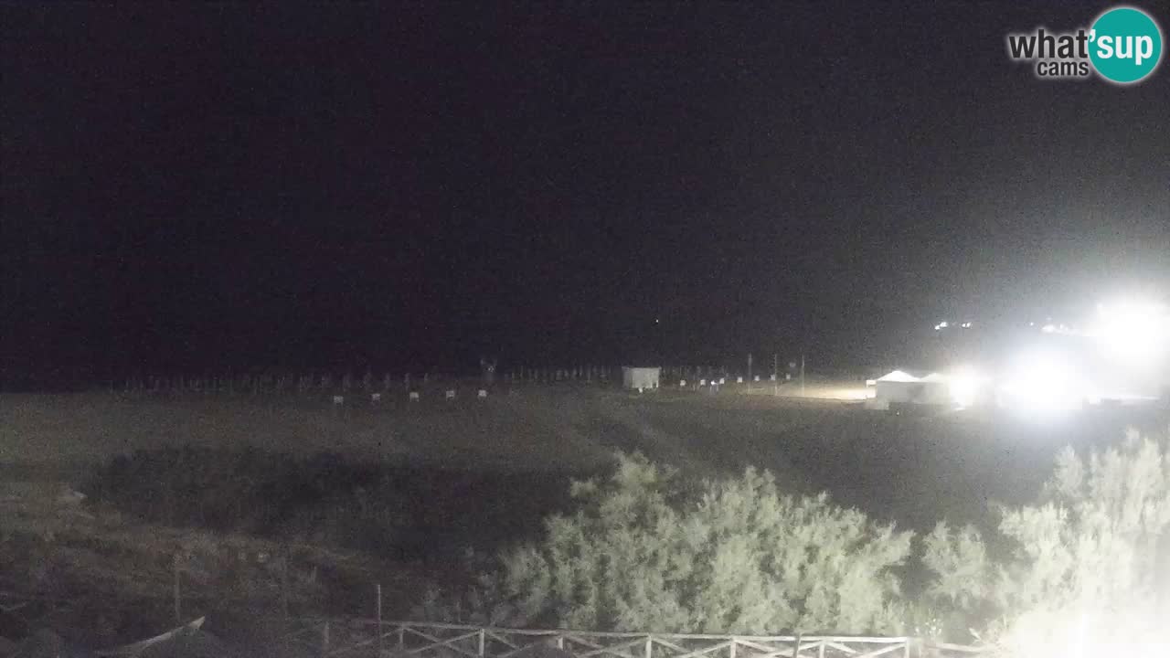 Webcam Torre dei Corsari – Vista live sulla spiaggia da Punta Usai