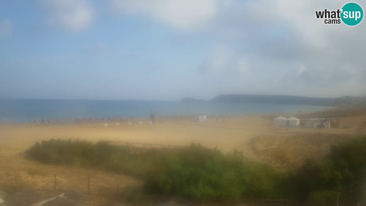 Webcam Torre dei Corsari – Liveblick auf den Strand von Punta Usai