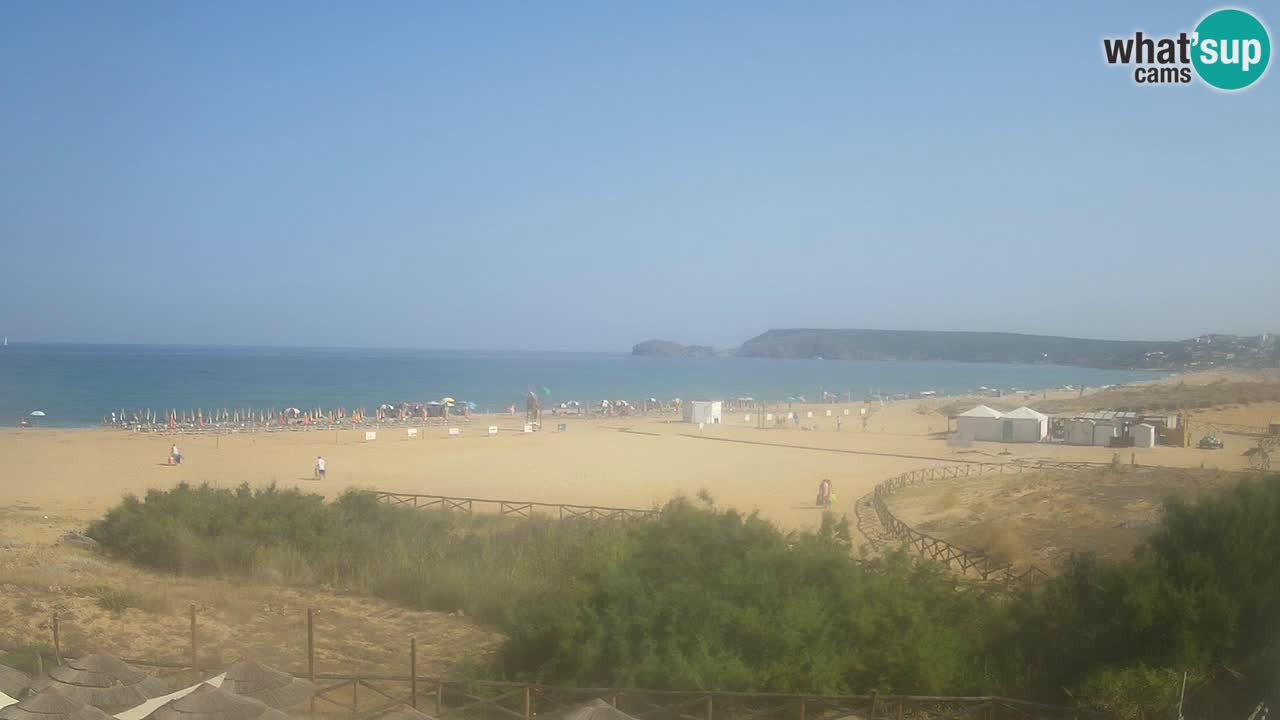 Webcam Torre dei Corsari – Vue en direct sur la plage depuis Punta Usai