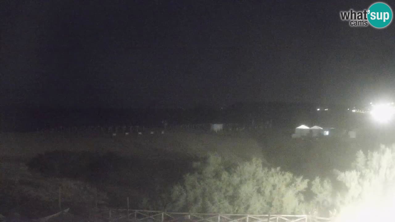 Webcam Torre dei Corsari – Vista live sulla spiaggia da Punta Usai