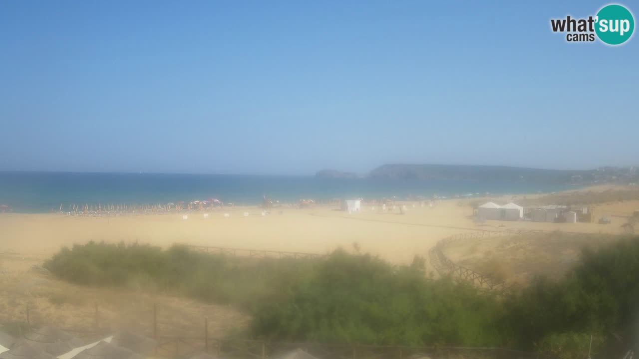 Webcam Torre dei Corsari – Live Beach View from Punta Usai