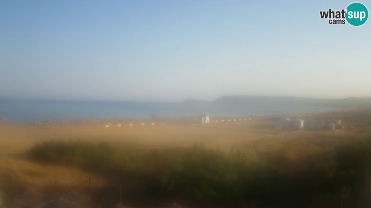 Webcam Torre dei Corsari – Live Beach View from Punta Usai