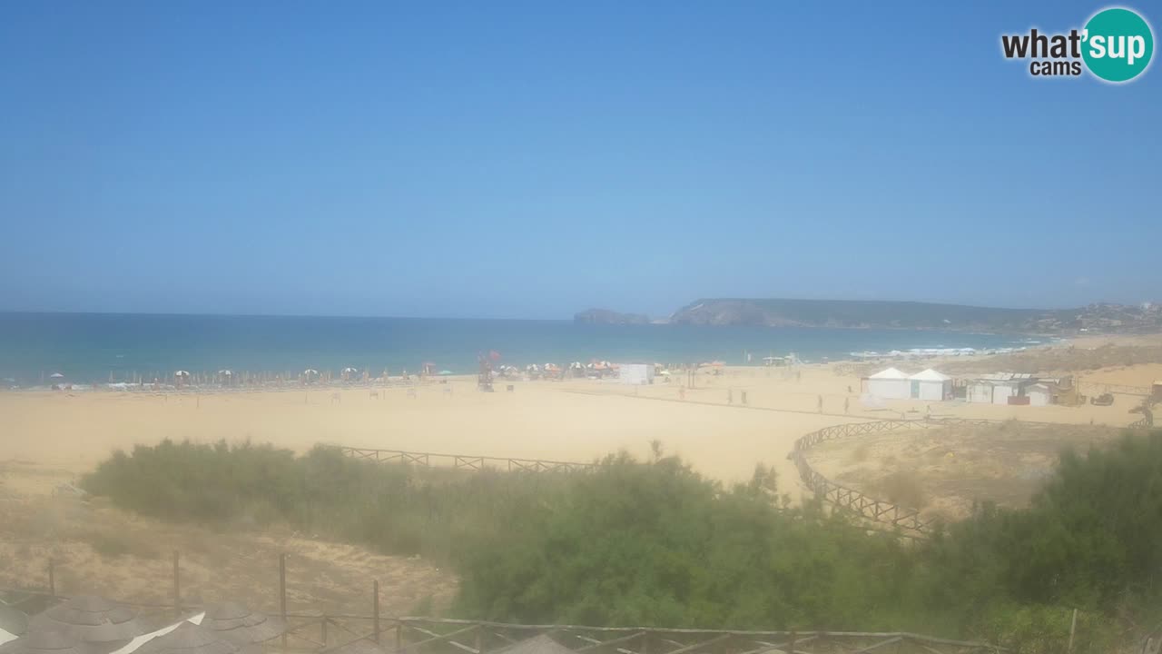 Webcam Torre dei Corsari – Liveblick auf den Strand von Punta Usai