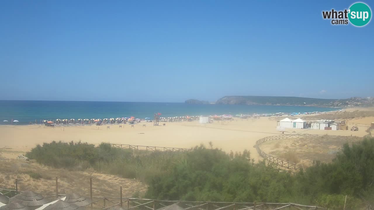 Webcam Torre dei Corsari – Live Beach View from Punta Usai
