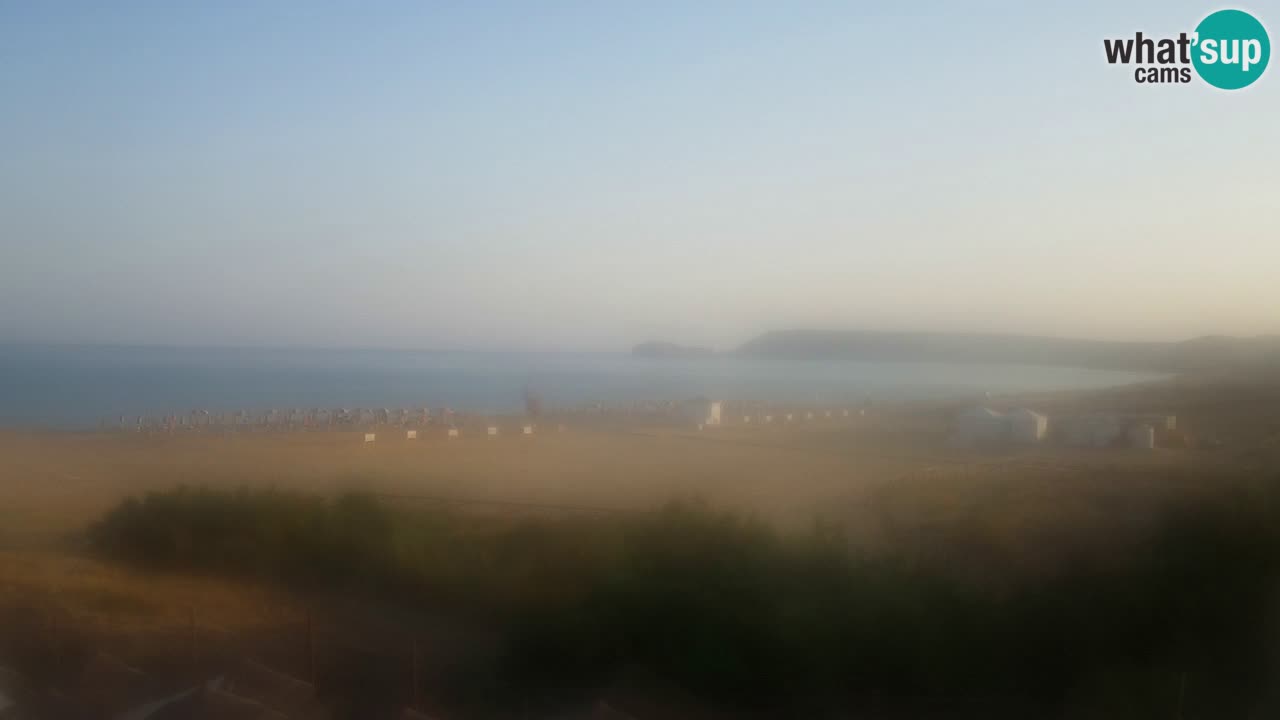 Webcam Torre dei Corsari – Vue en direct sur la plage depuis Punta Usai