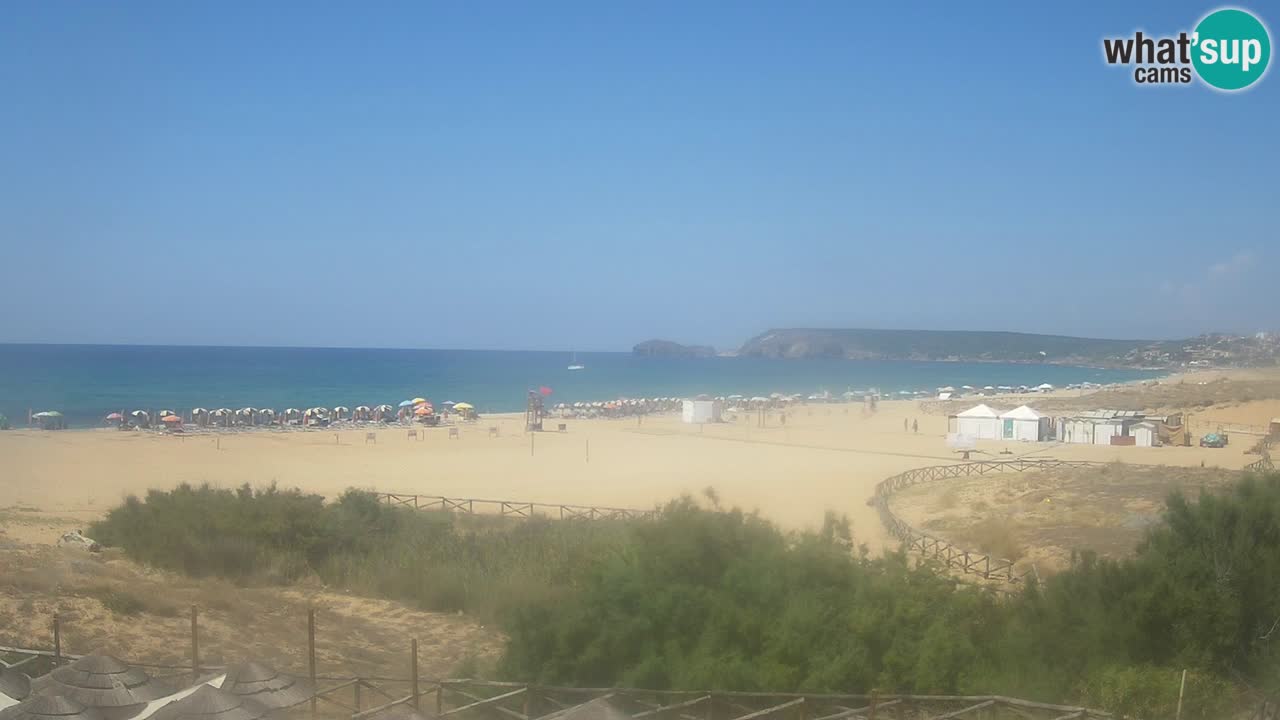 Webcam Torre dei Corsari – Liveblick auf den Strand von Punta Usai