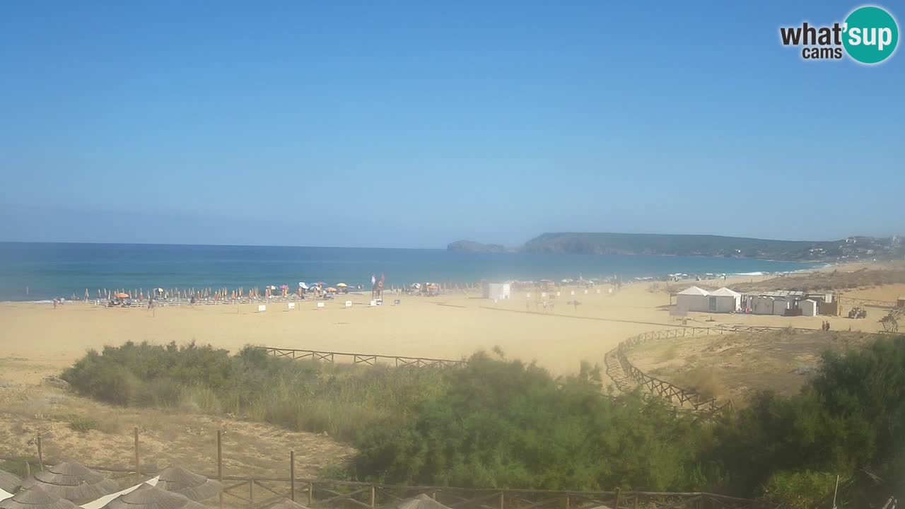Webcam Torre dei Corsari – Vue en direct sur la plage depuis Punta Usai