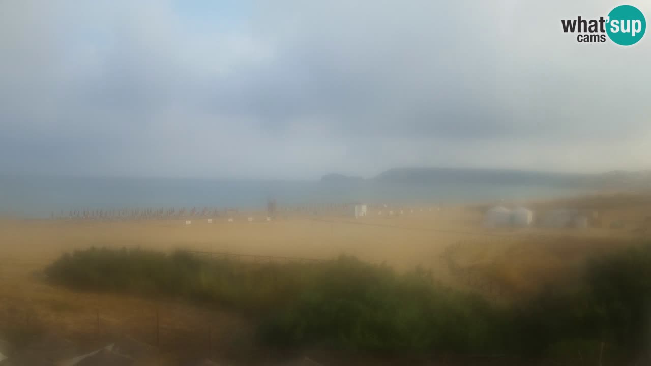 Webcam Torre dei Corsari – Live Beach View from Punta Usai