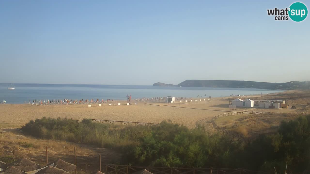 Webcam Torre dei Corsari – Vue en direct sur la plage depuis Punta Usai