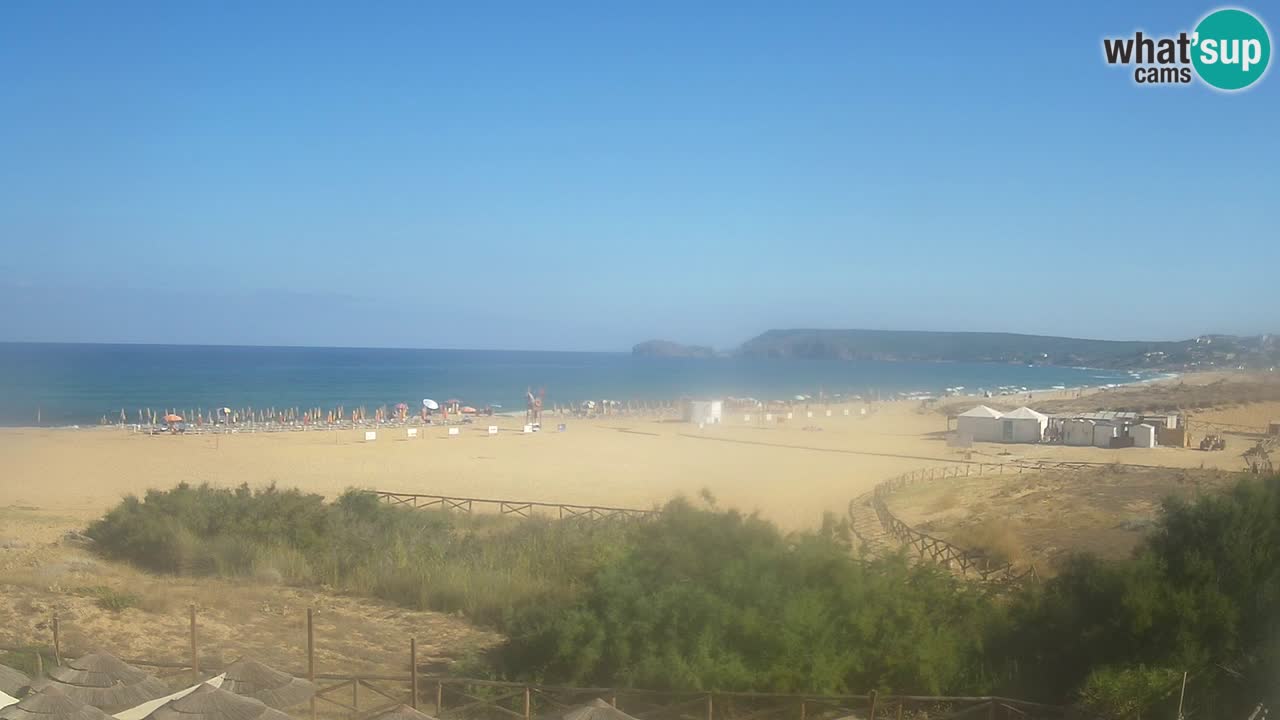 Webcam Torre dei Corsari – Live Beach View from Punta Usai