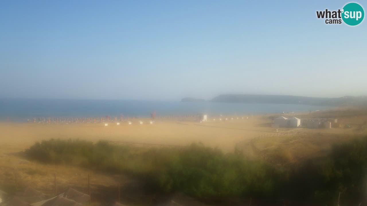 Webcam Torre dei Corsari – Live Beach View from Punta Usai