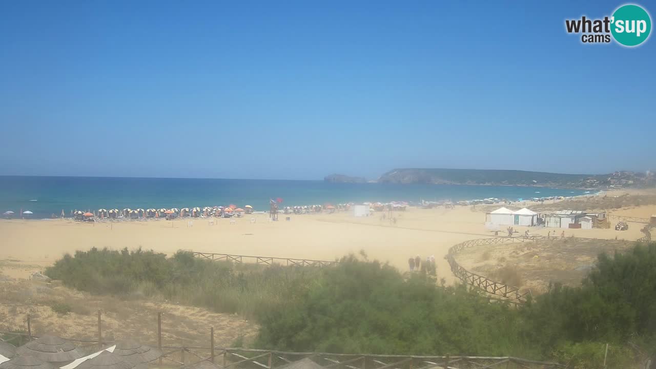 Webcam Torre dei Corsari – Live Beach View from Punta Usai
