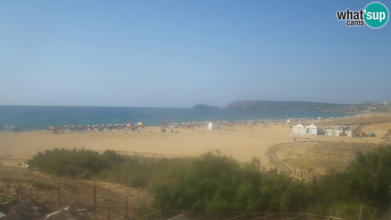 Webcam Torre dei Corsari – Vue en direct sur la plage depuis Punta Usai