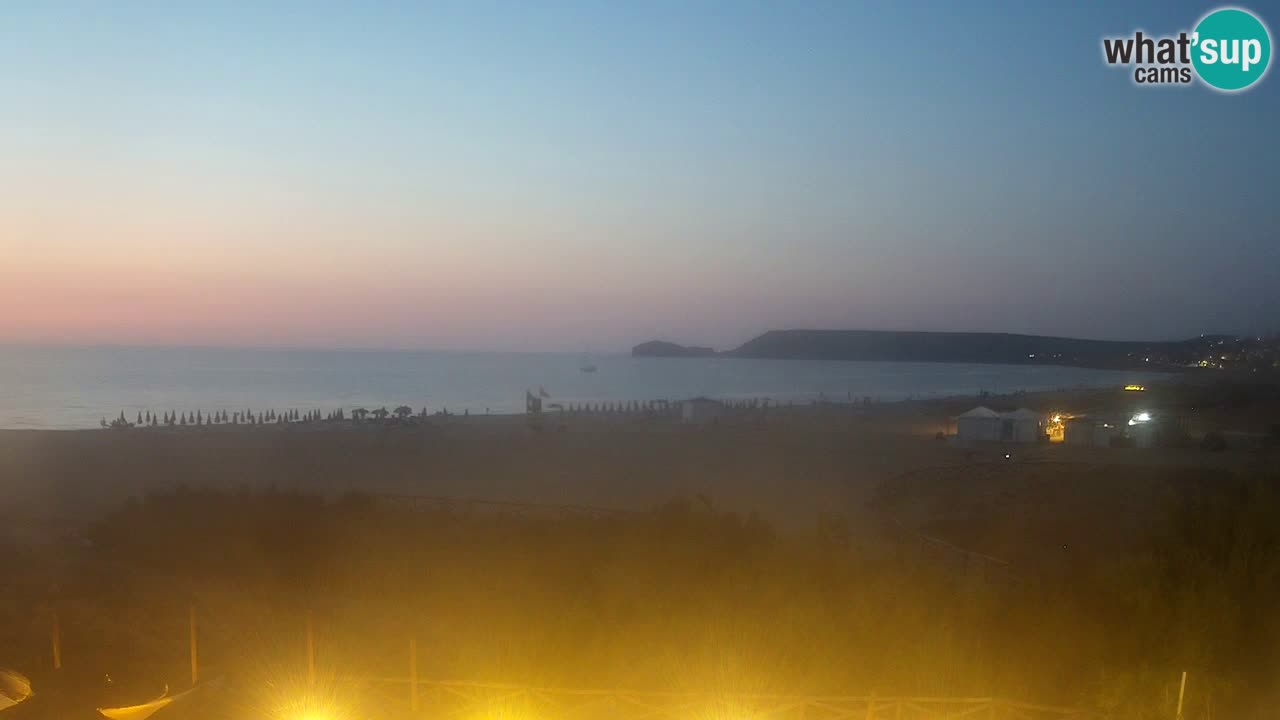 Webcam Torre dei Corsari – Vue en direct sur la plage depuis Punta Usai
