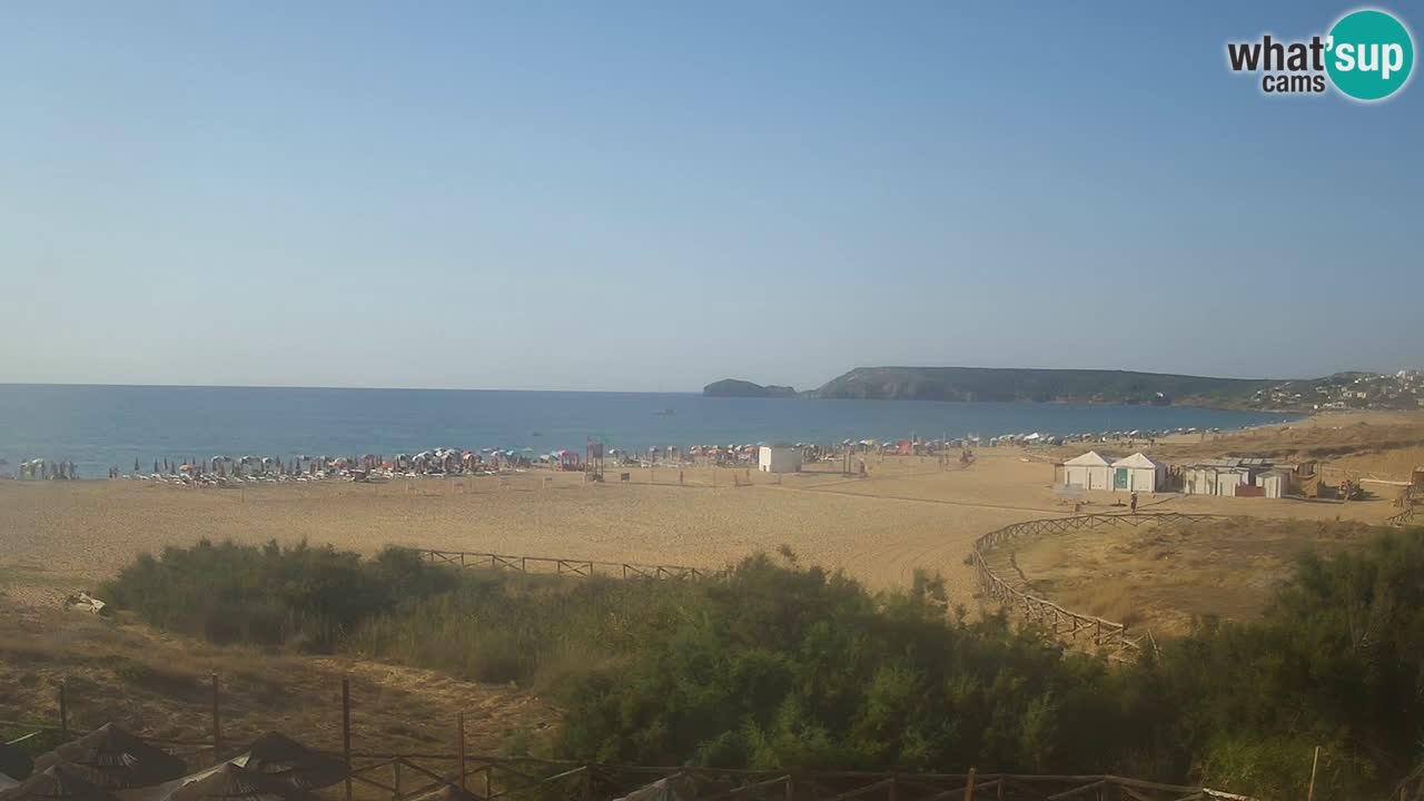 Webcam Torre dei Corsari – Vue en direct sur la plage depuis Punta Usai