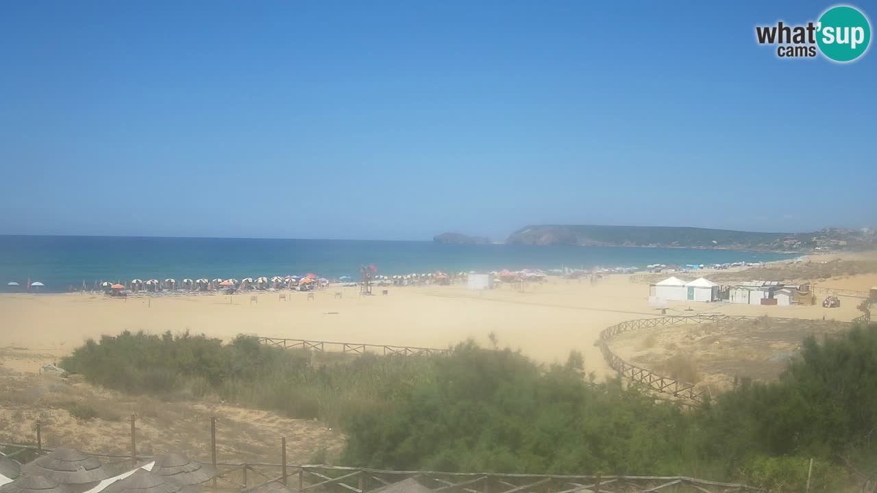 Cámara web Torre dei Corsari – Vista en directo de la playa desde Punta Usai