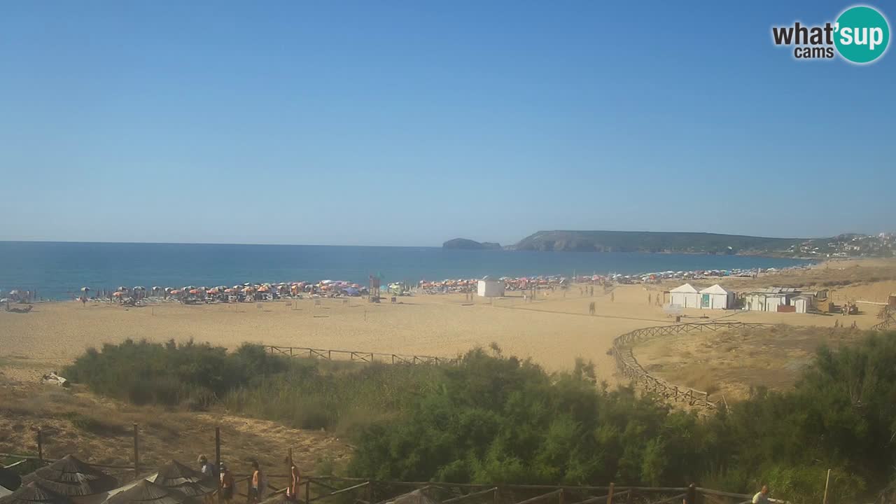 Webcam Torre dei Corsari – Vue en direct sur la plage depuis Punta Usai