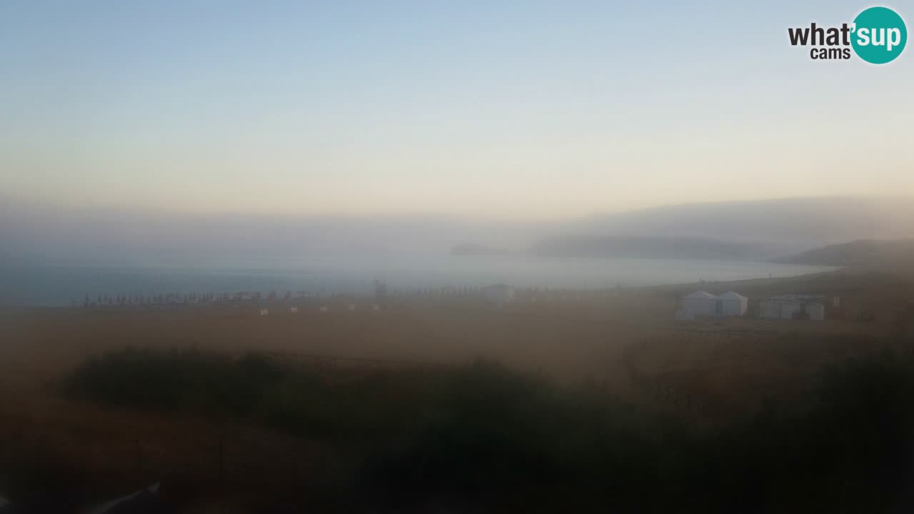 Cámara web Torre dei Corsari – Vista en directo de la playa desde Punta Usai