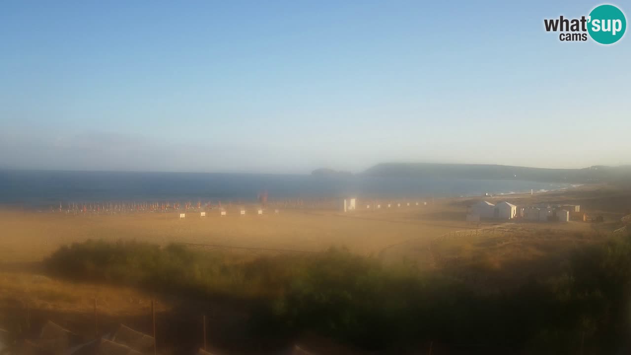 Webcam Torre dei Corsari – Vista live sulla spiaggia da Punta Usai