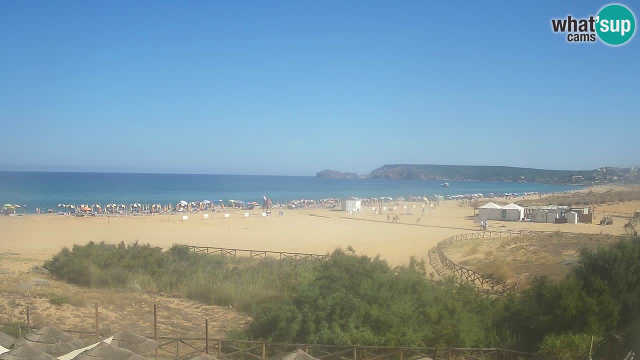 Webcam Torre dei Corsari – Vue en direct sur la plage depuis Punta Usai