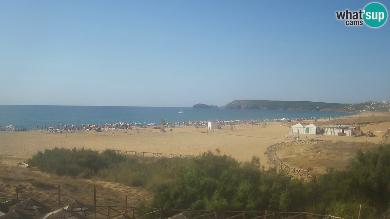 Webcam Torre dei Corsari – Vista live sulla spiaggia da Punta Usai
