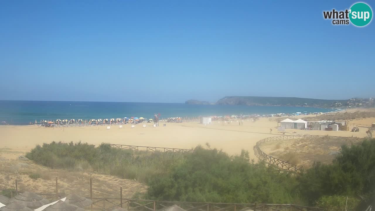 Webcam Torre dei Corsari – Live Beach View from Punta Usai