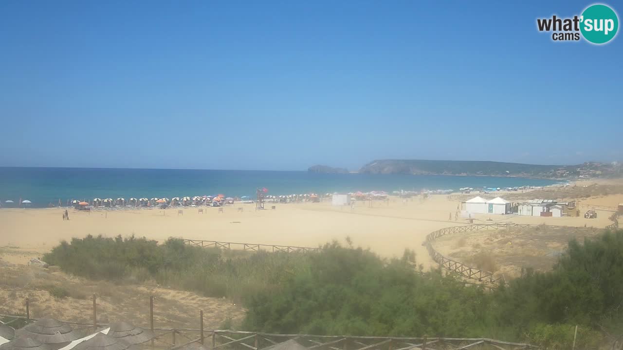 Webcam Torre dei Corsari – Liveblick auf den Strand von Punta Usai