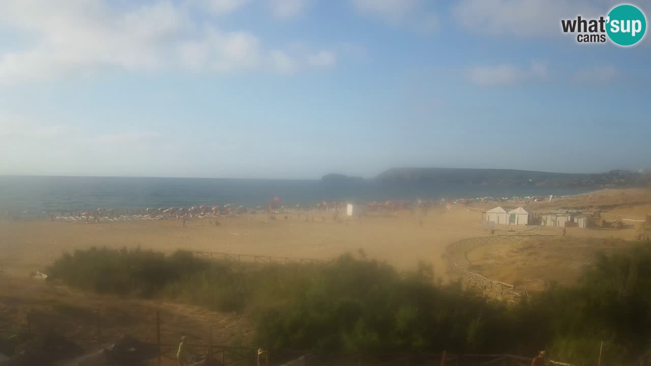 Cámara web Torre dei Corsari – Vista en directo de la playa desde Punta Usai