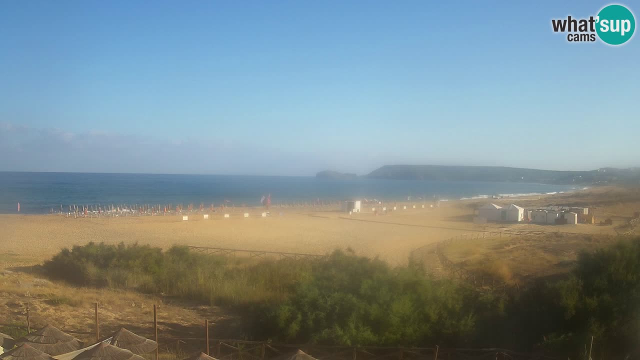 Cámara web Torre dei Corsari – Vista en directo de la playa desde Punta Usai