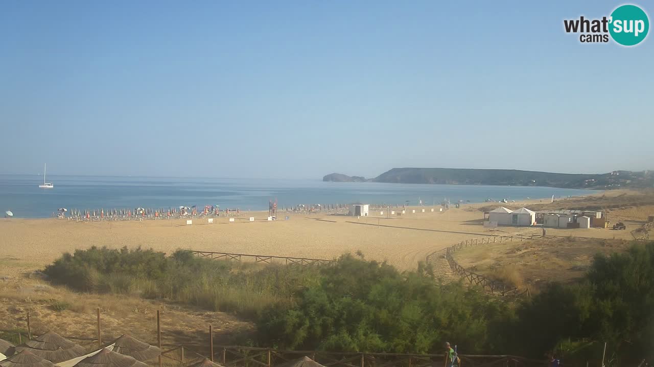 Webcam Torre dei Corsari – Liveblick auf den Strand von Punta Usai