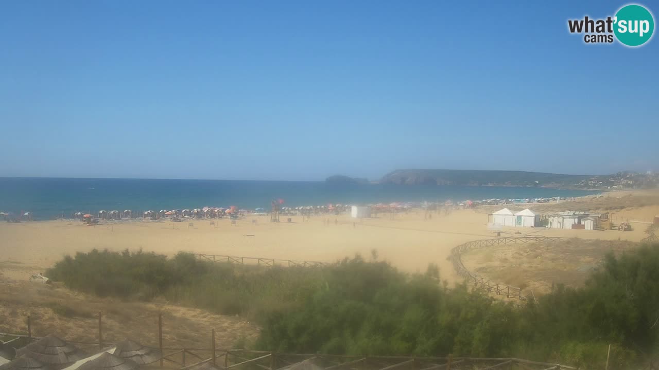 Webcam Torre dei Corsari – Vista live sulla spiaggia da Punta Usai