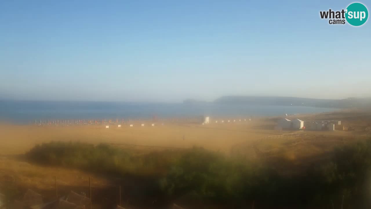 Webcam Torre dei Corsari – Live Beach View from Punta Usai