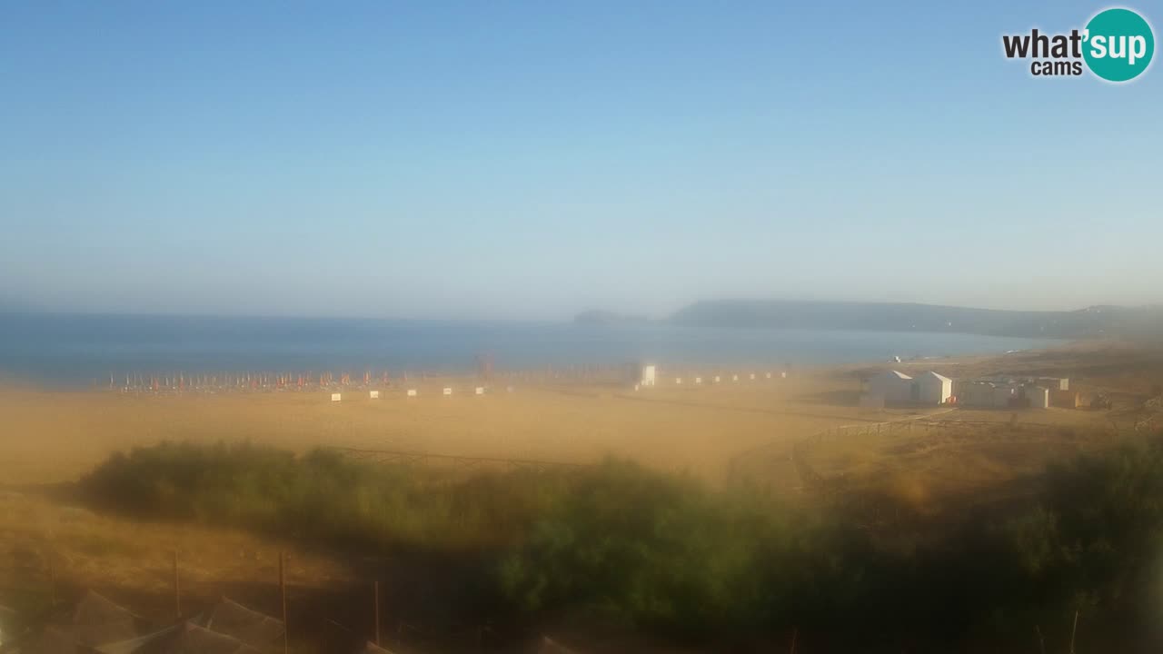 Webcam Torre dei Corsari – Vue en direct sur la plage depuis Punta Usai