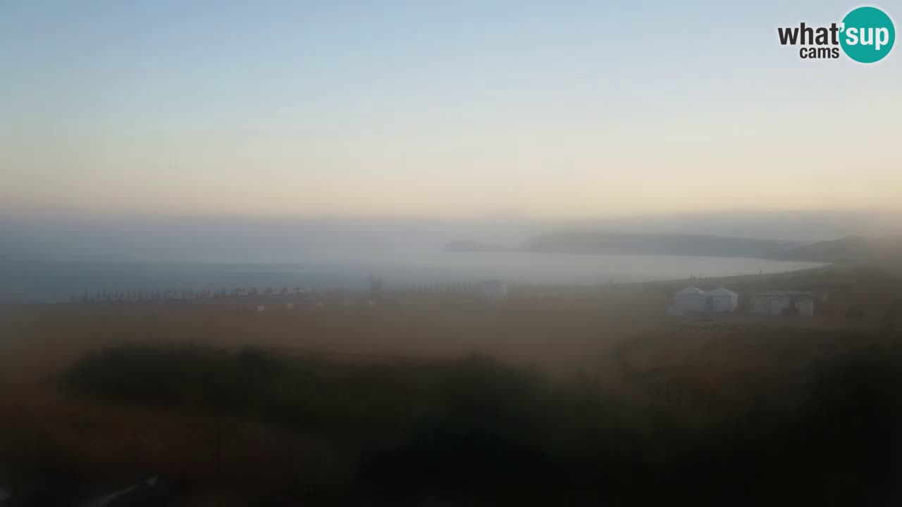 Webcam Torre dei Corsari – Vista live sulla spiaggia da Punta Usai