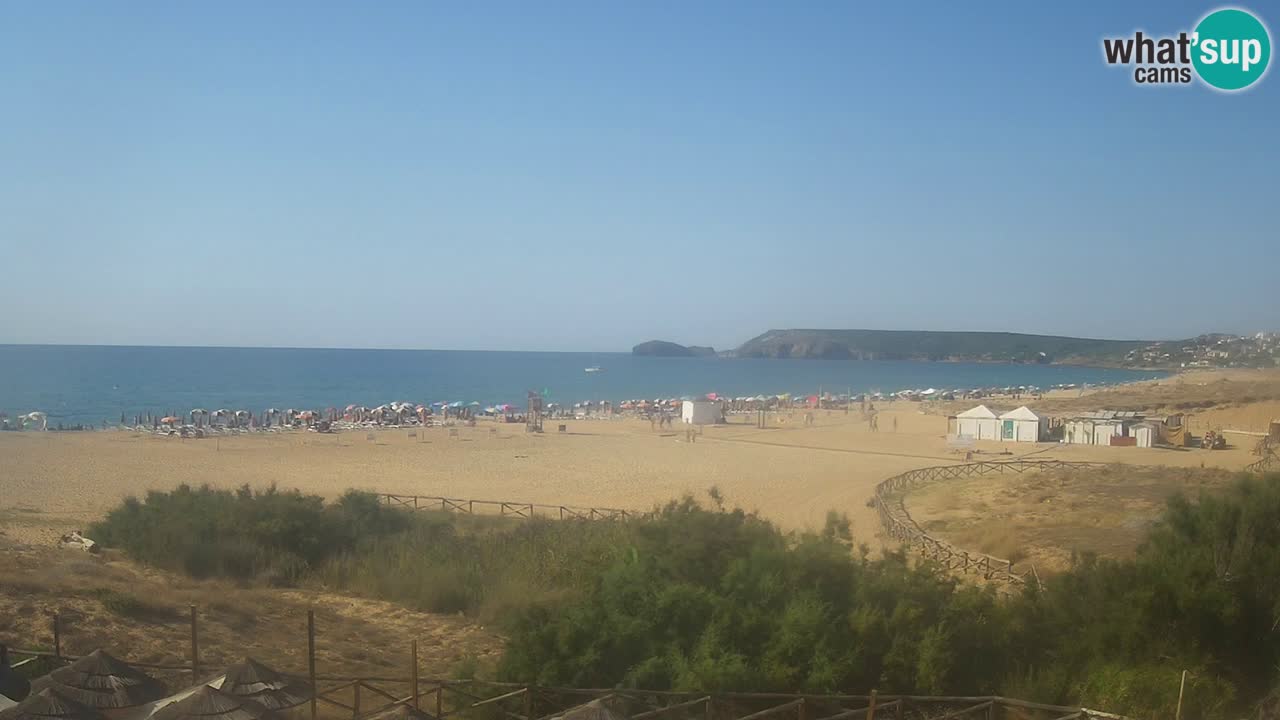 Webcam Torre dei Corsari – Vue en direct sur la plage depuis Punta Usai